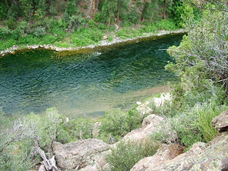 just below Flaming Gorge Dam